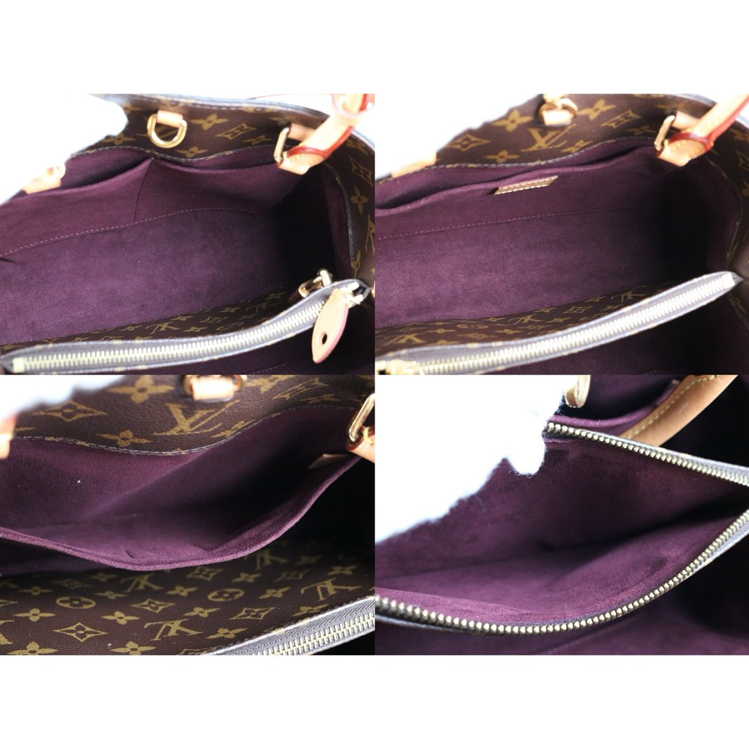 Rank A｜LV Monogram Montaigne Medium Hand Bag Shoulder Bag｜X24092301