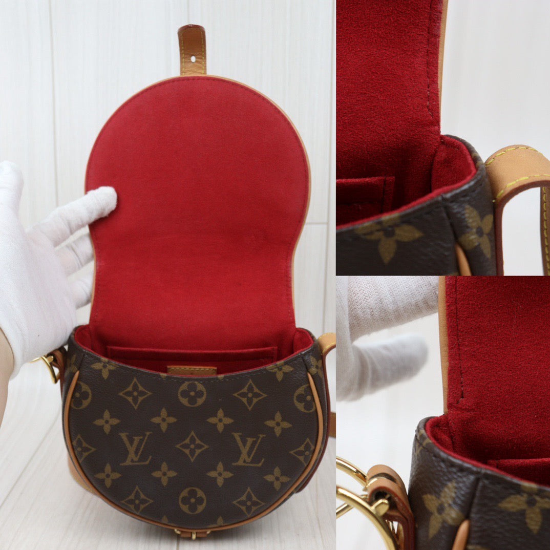 Rank AB｜ LV Monogram Tamburan Shoulder Bag Current Model｜S24061705