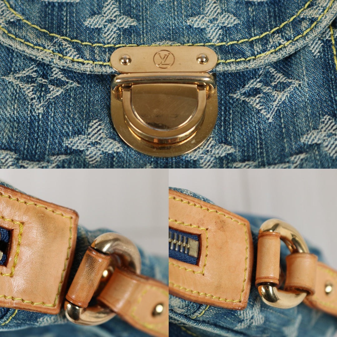 Rank AB ｜LV Monogram Denim Blue Camera Bag Shoulder Bag｜S24050704