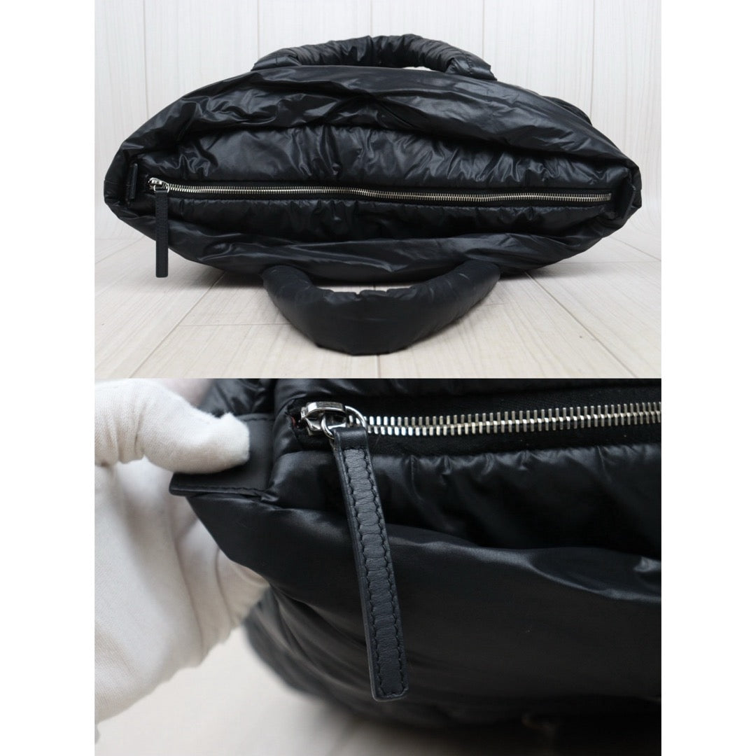 Very Good ( Rank A)｜ CHANEL Down Tote Bag  Black Made in 2009-2010Year ｜25070106