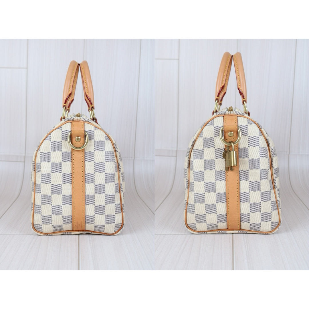 Good ( Rank AB)｜ LV Azul Speedy 25 Hand Bag With Shoulder Strap ｜S24092501
