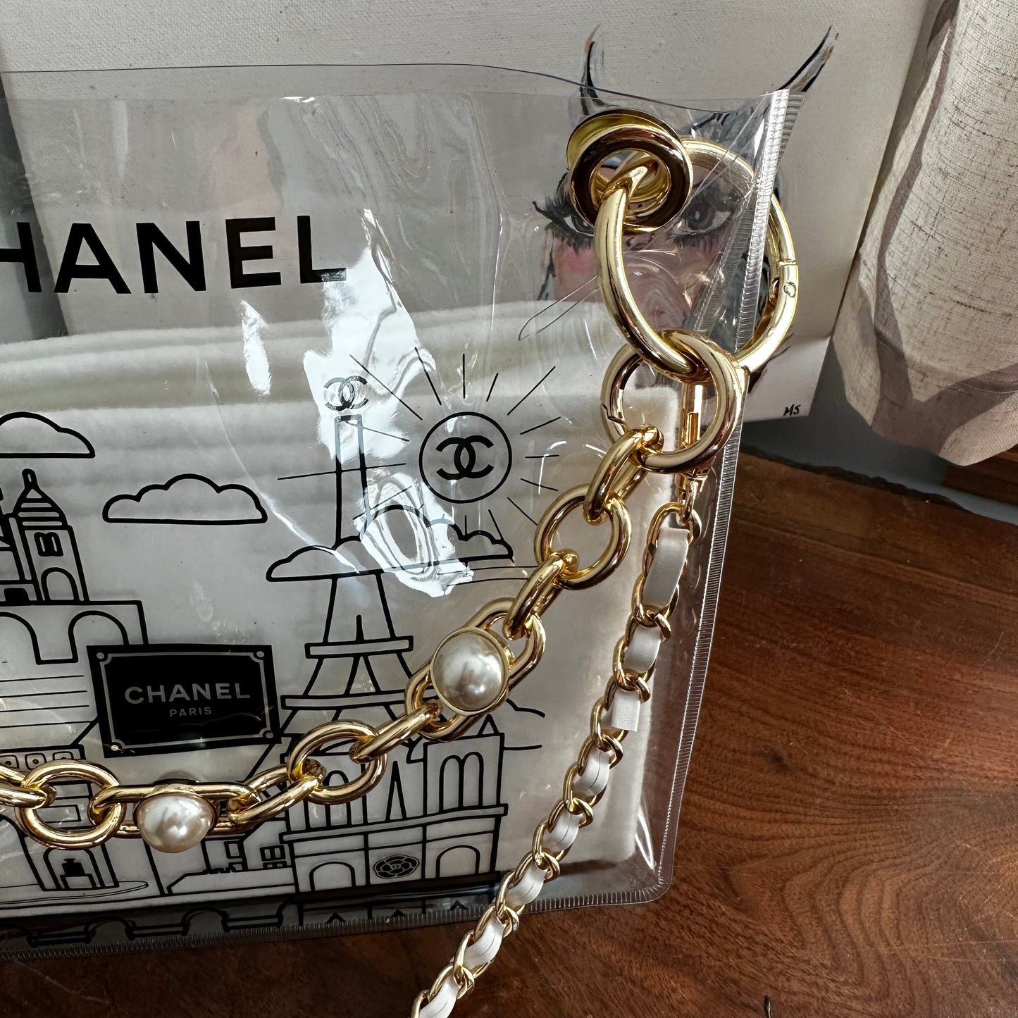 The Clear Swan - Chanel Crossbody/Handbag