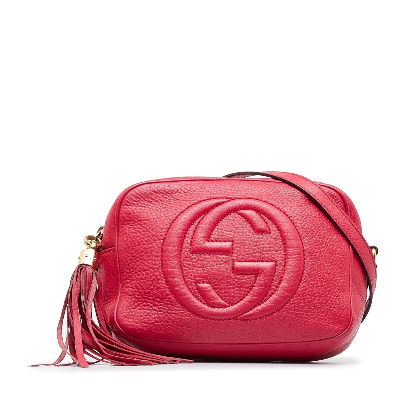 Gucci Soho Disco Crossbody Bag Red