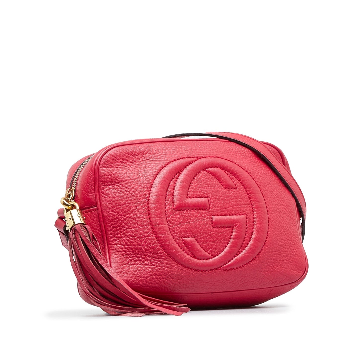 Gucci Soho Disco Crossbody Bag Red