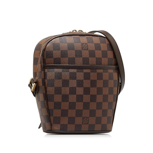 LOUIS VUITTON Damier Ebene Ipanema PM Crossbody Bag