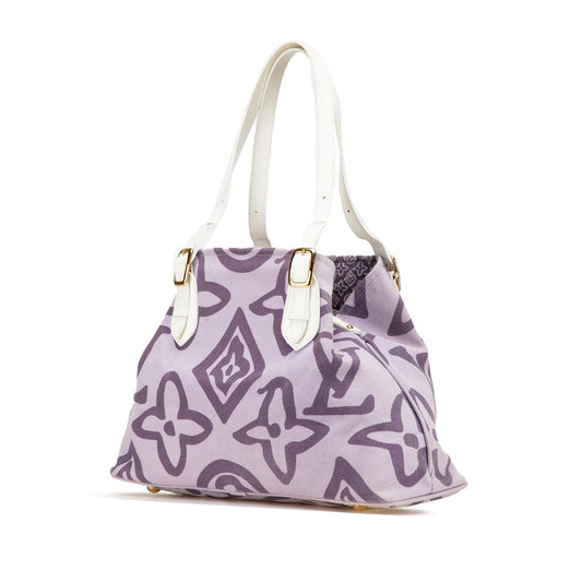 Purple Louis Vuitton Monogram Tahitienne Cabas PM Tote Bag