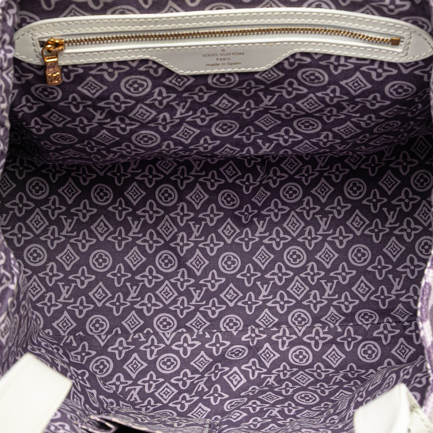 Purple Louis Vuitton Monogram Tahitienne Cabas PM Tote Bag