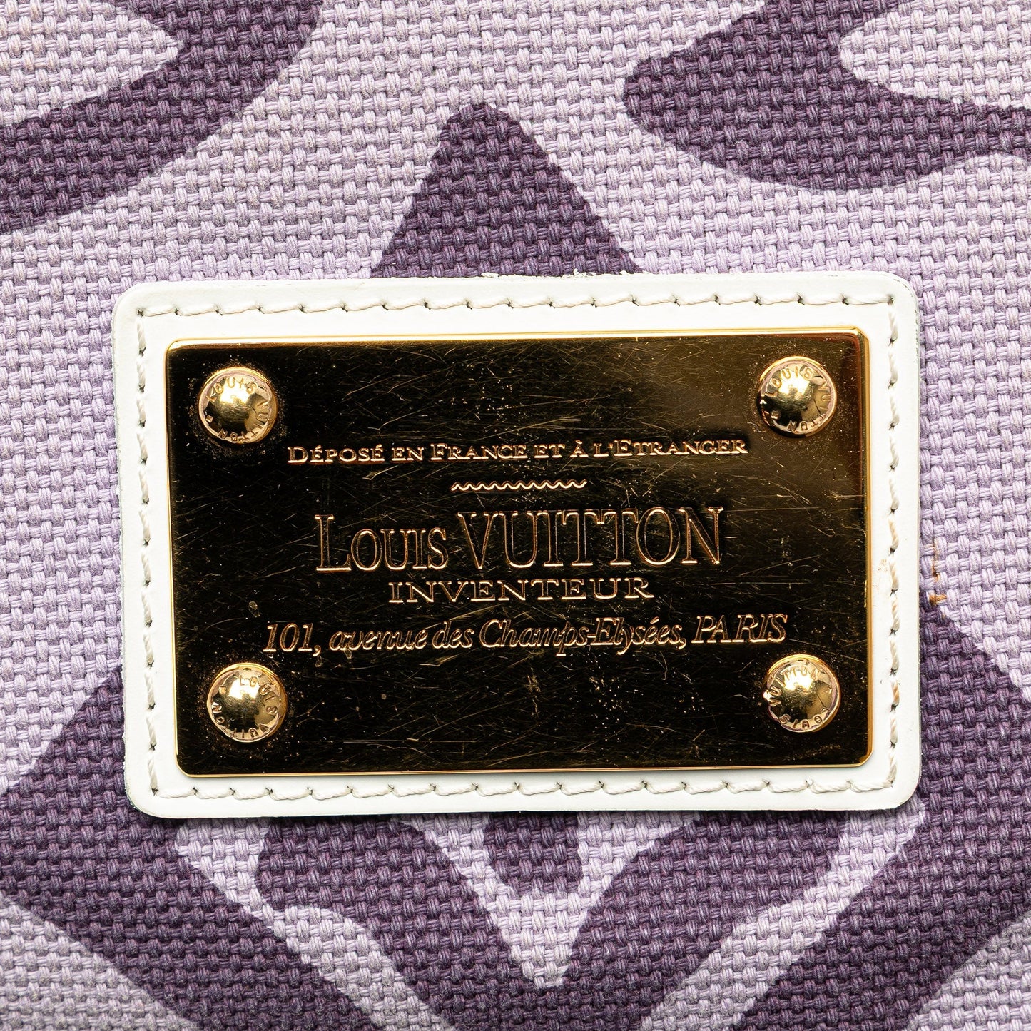 Purple Louis Vuitton Monogram Tahitienne Cabas PM Tote Bag