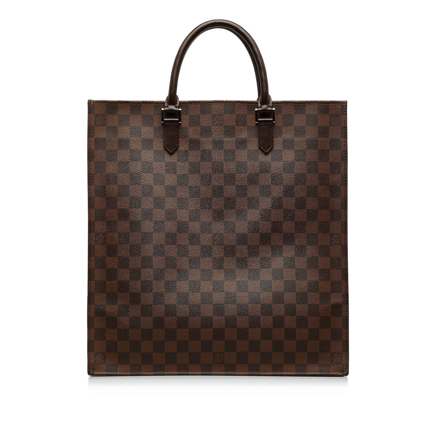 LOUIS VUITTON Damier Ebene Sac Plat Tote Bag