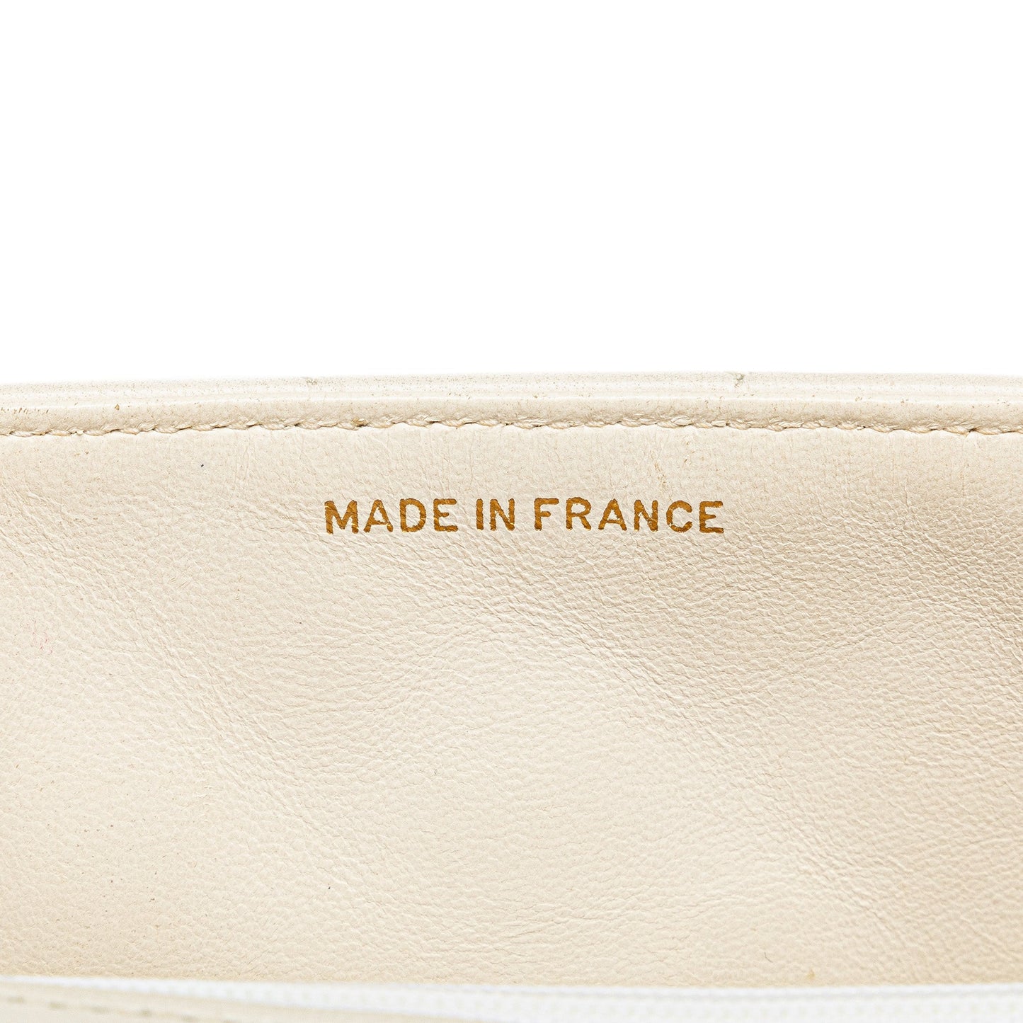 White Chanel Mini Square Classic Lambskin Single Flap Crossbody Bag