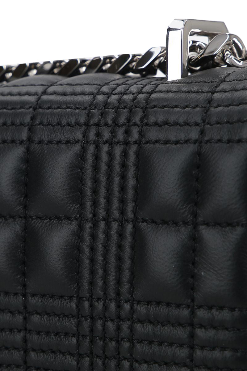 BURBERRY Small Quilted Lambskin Lola Bag