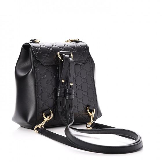 Gucci Padlock GG Signature Backpack Black