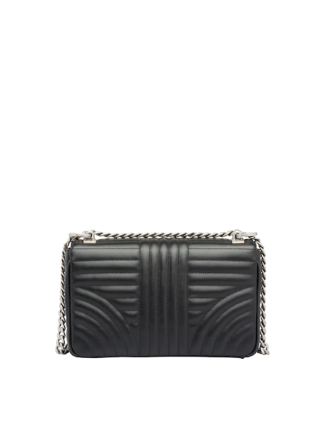 Prada Diagramme Medium Leather Bag Black