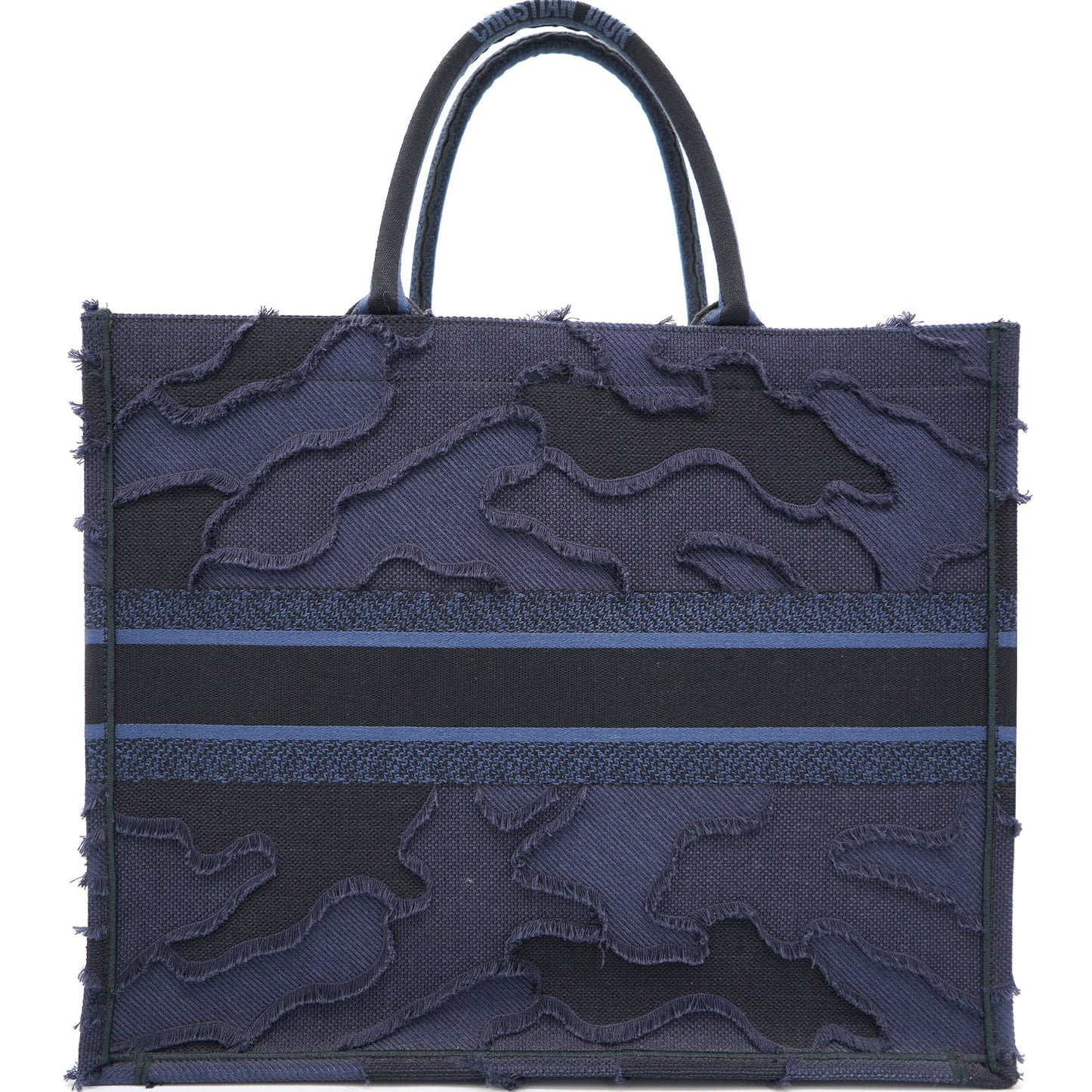 Dior Camouflage Blue Large Book Tote