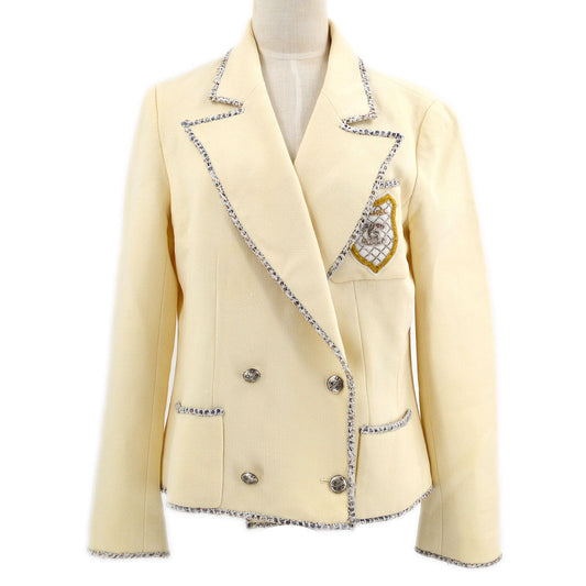 Chanel Cruise 2005 emblem patch double-breasted blazer #42