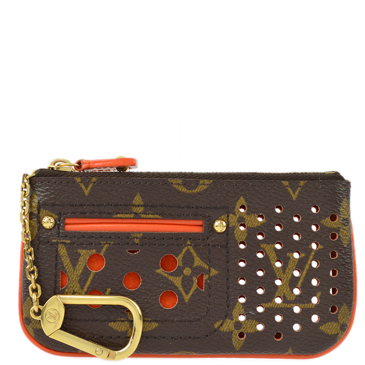 Louis Vuitton Monogram Perfo Pochette Cles Coin Purse M95222