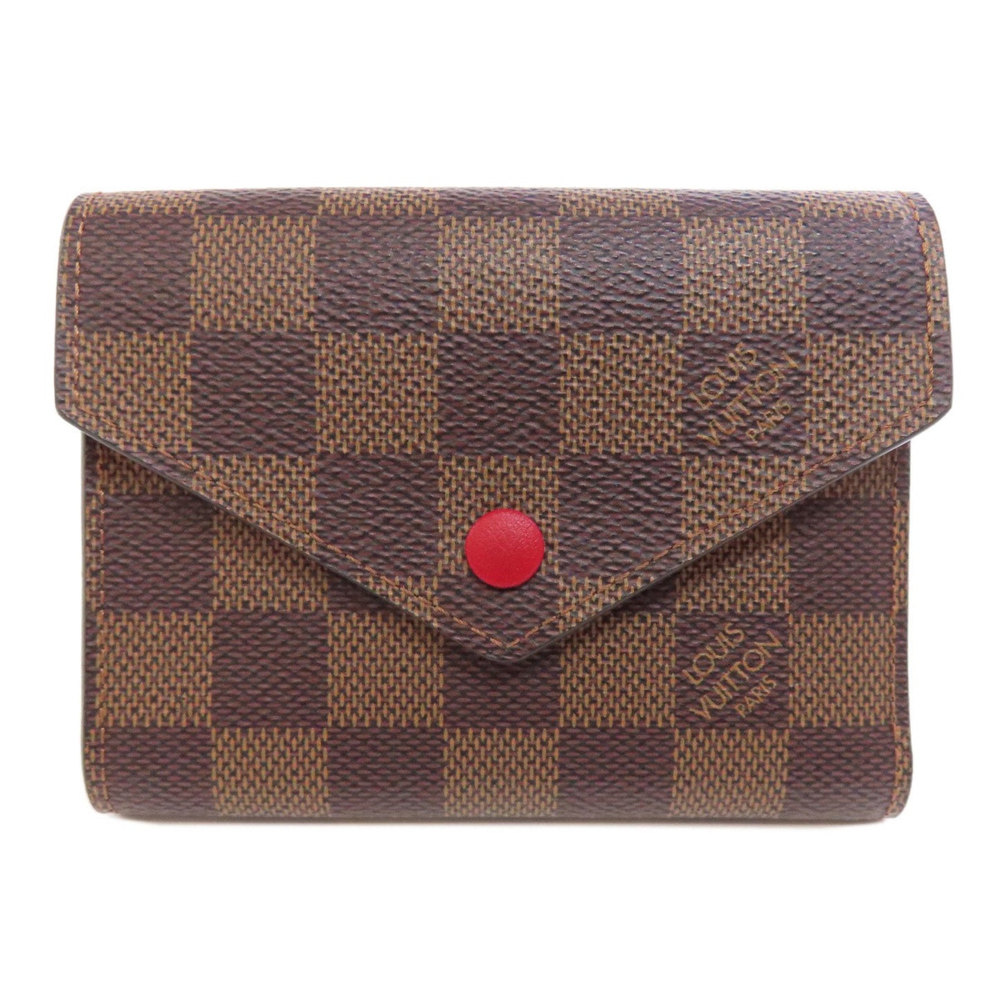 Louis Vuitton Damier Canvas Ebene Damier Canvas Wallet (Bi-Fold)
