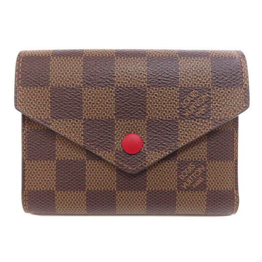 Louis Vuitton Damier Canvas Ebene Damier Canvas Wallet (Bi-Fold)