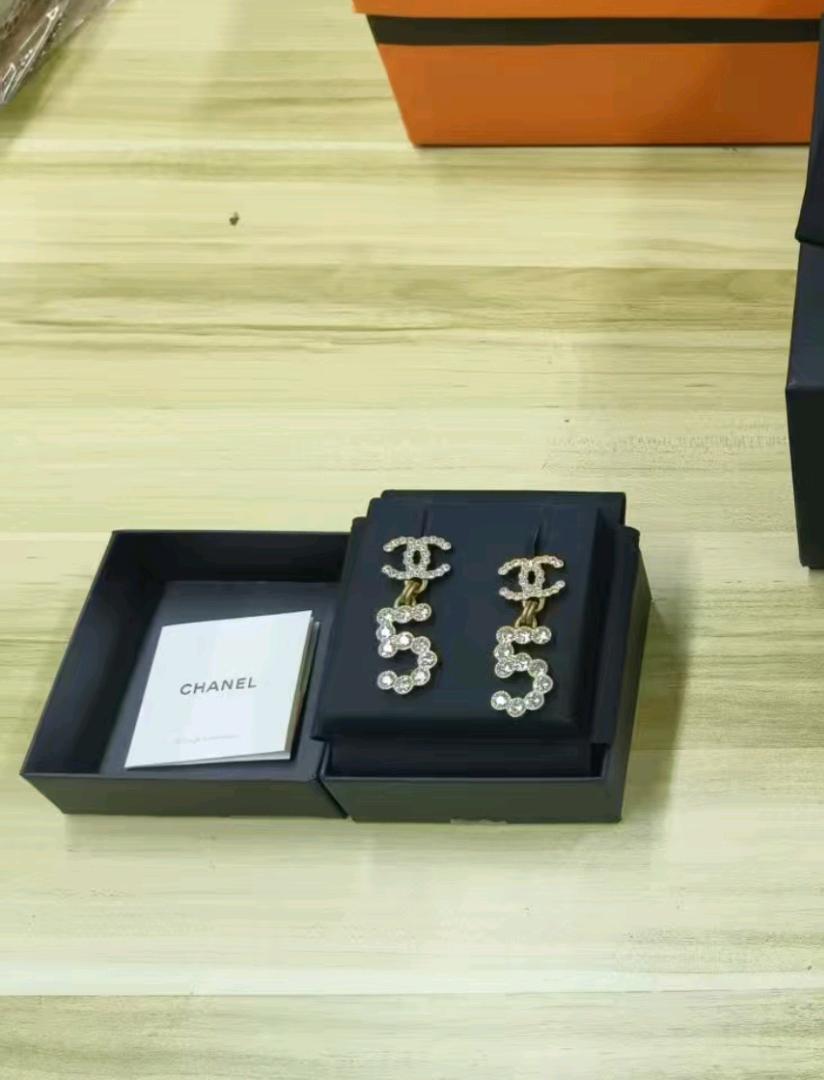 Chanel Double C 5 Earrings
