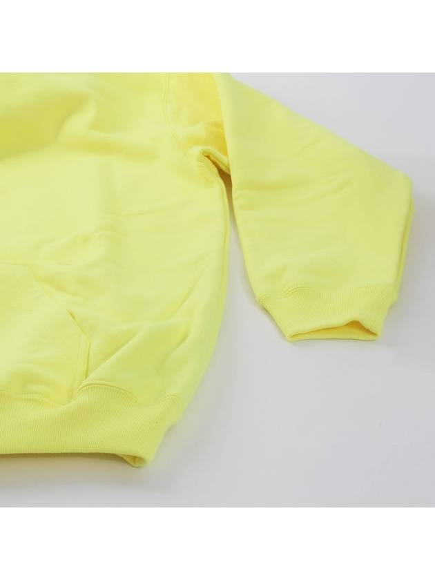 Luxury Balenciaga  Crew Logo Print Oversized Hoodie Yellow