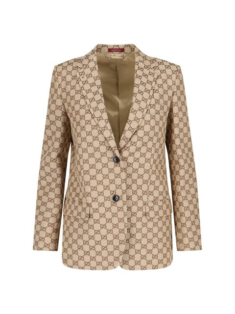 Gucci Women Gg' Single-Breasted Jacket
