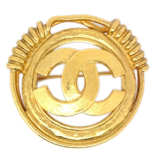 Chanel 1994 CC Spring Border Brooch Large