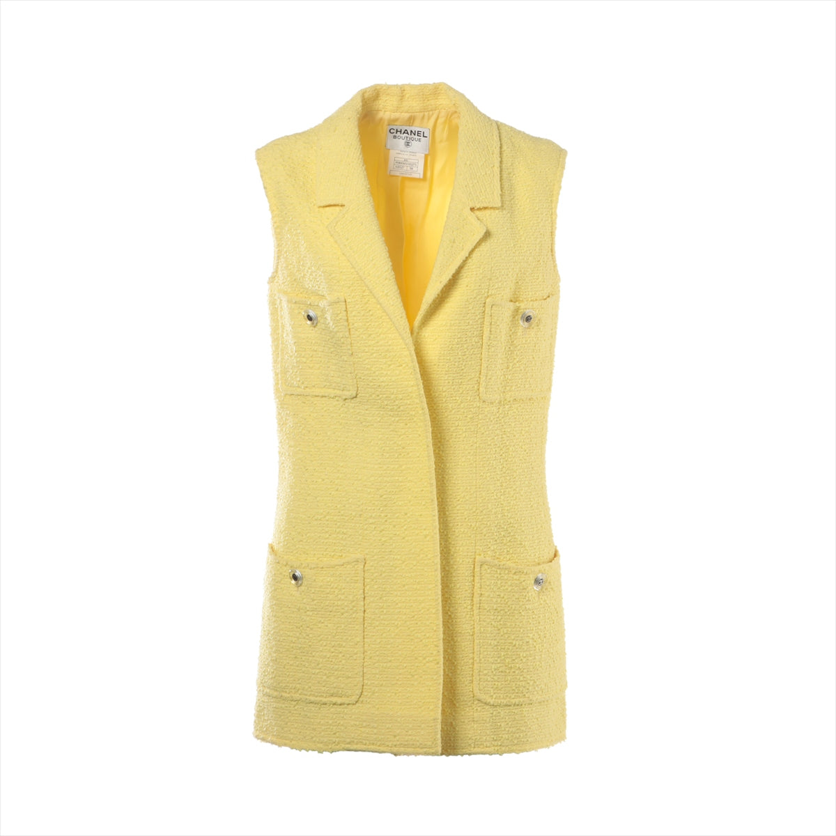 Chanel Coconut Button 97C Twid Best 38  Yellow P08934V05275