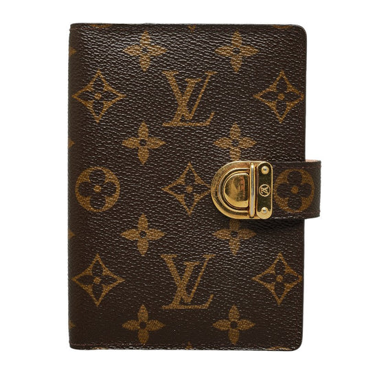 Louis Vuitton Monogram Agenda PM Koala Handbook Cover R21013 Brown PVC Leather  Louis Vuitton