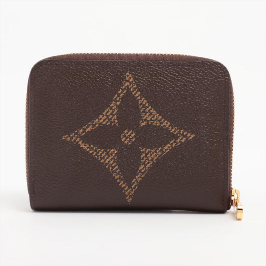 Louis Vuitton Monogram Giant Reversee Zippy Coin  M69354 Brown x Black Coin Power