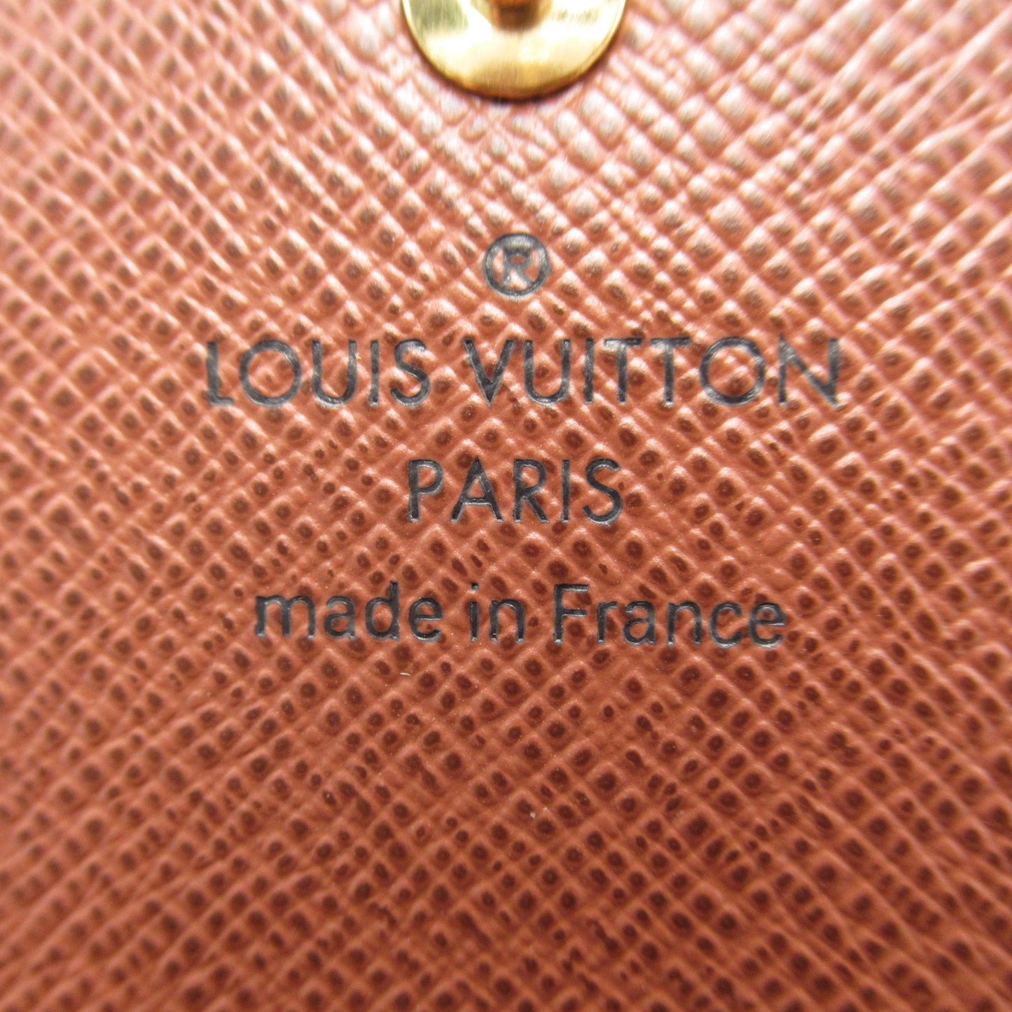 Louis Vuitton Portefolio Sarah Double Fold Wallet Wallet PVC Coated Canvas Monogram   Brown M60531
