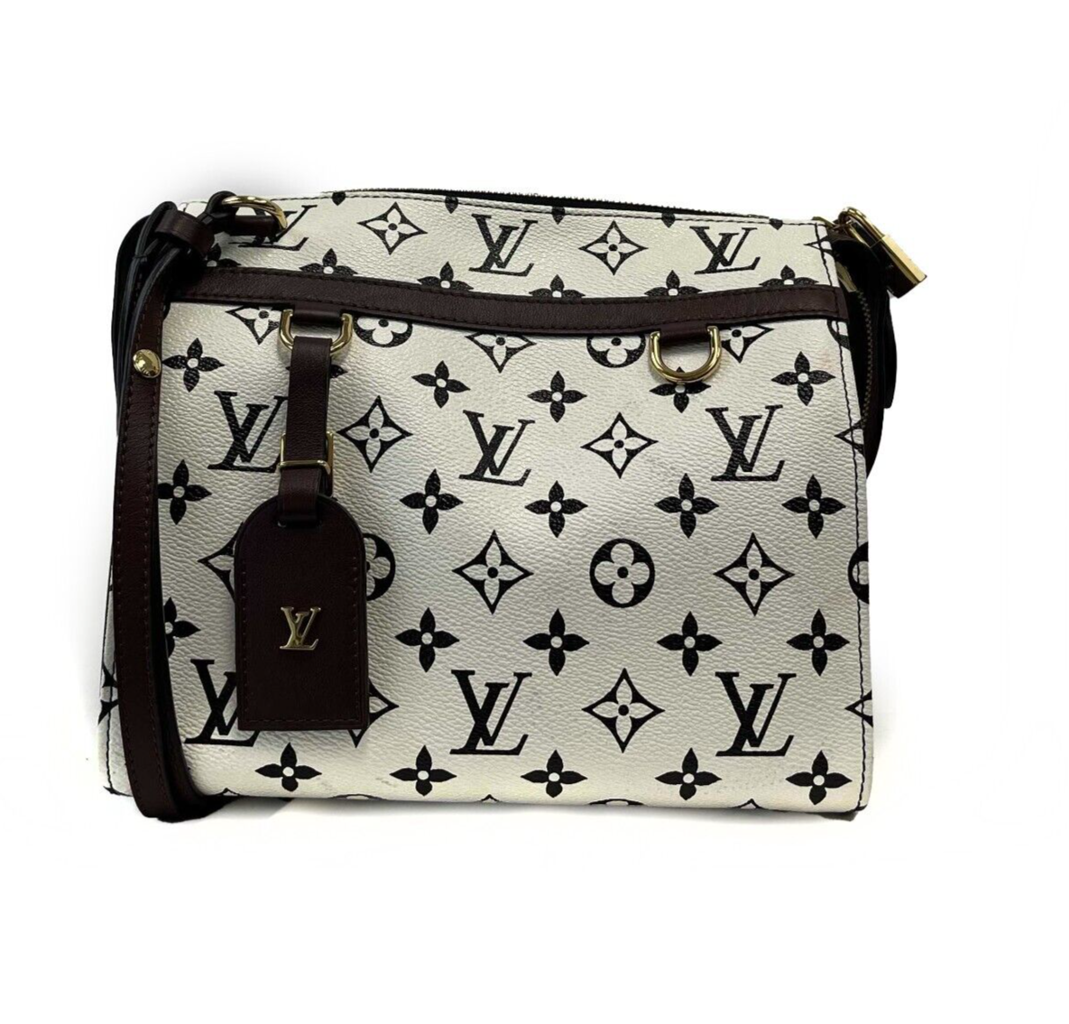 LOUIS VUITTON - Speedy Amazon Bag Monogram Canvas PM White / Brown Crossbody