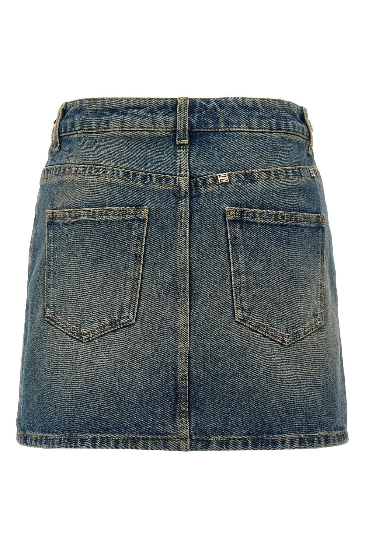 Givenchy Women Denim Mini Skirt