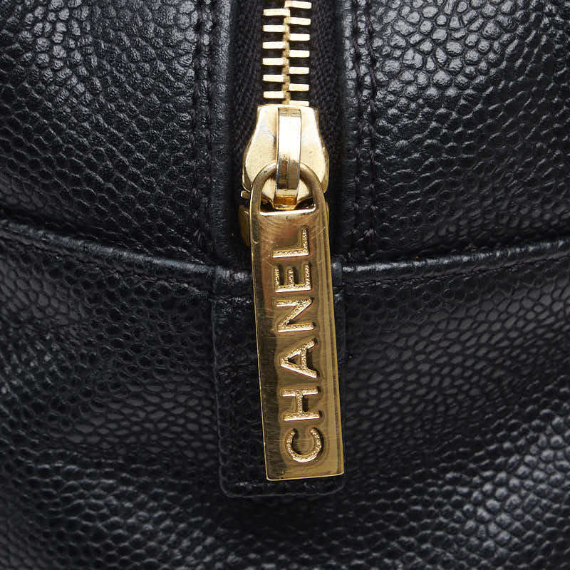 Chanel Matrases Coco Chain Tote Bag Black Caviar S  Chanel