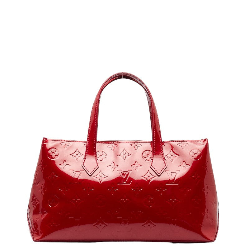 Louis Vuitton Monogram Verniss Wilshere PM Handbag M93642 Pompadour Red Patent Leather  Louis Vuitton