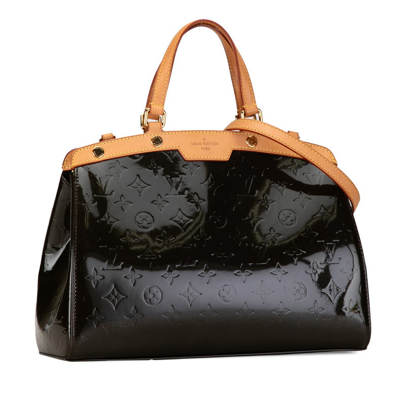 Louis Vuitton Monogram Vernis Blair MM Handbag Shoulder Bag 2WAY M91619 Amarant Pearl Patent Leather  Louis Vuitton