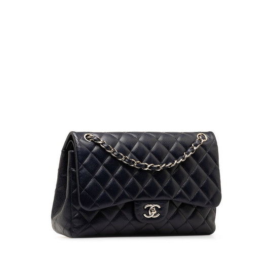 Chanel Matrases Coco Chain Shoulder Bags Navy Caviar S  Chanel