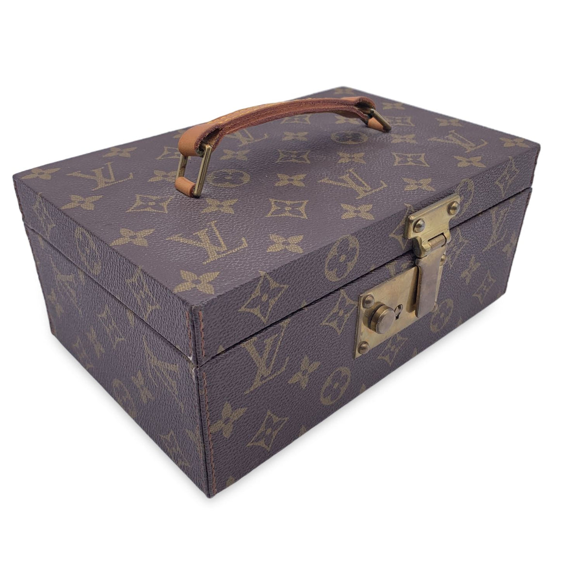 LOUIS VUITTON Vintage Monogram Canvas Boite A Tout Jewellery Case