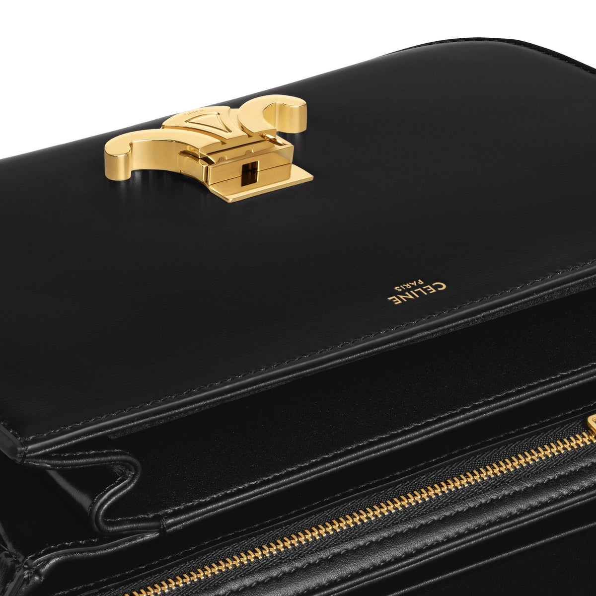 Classique Triomphe Bag in Shiny Calfskin