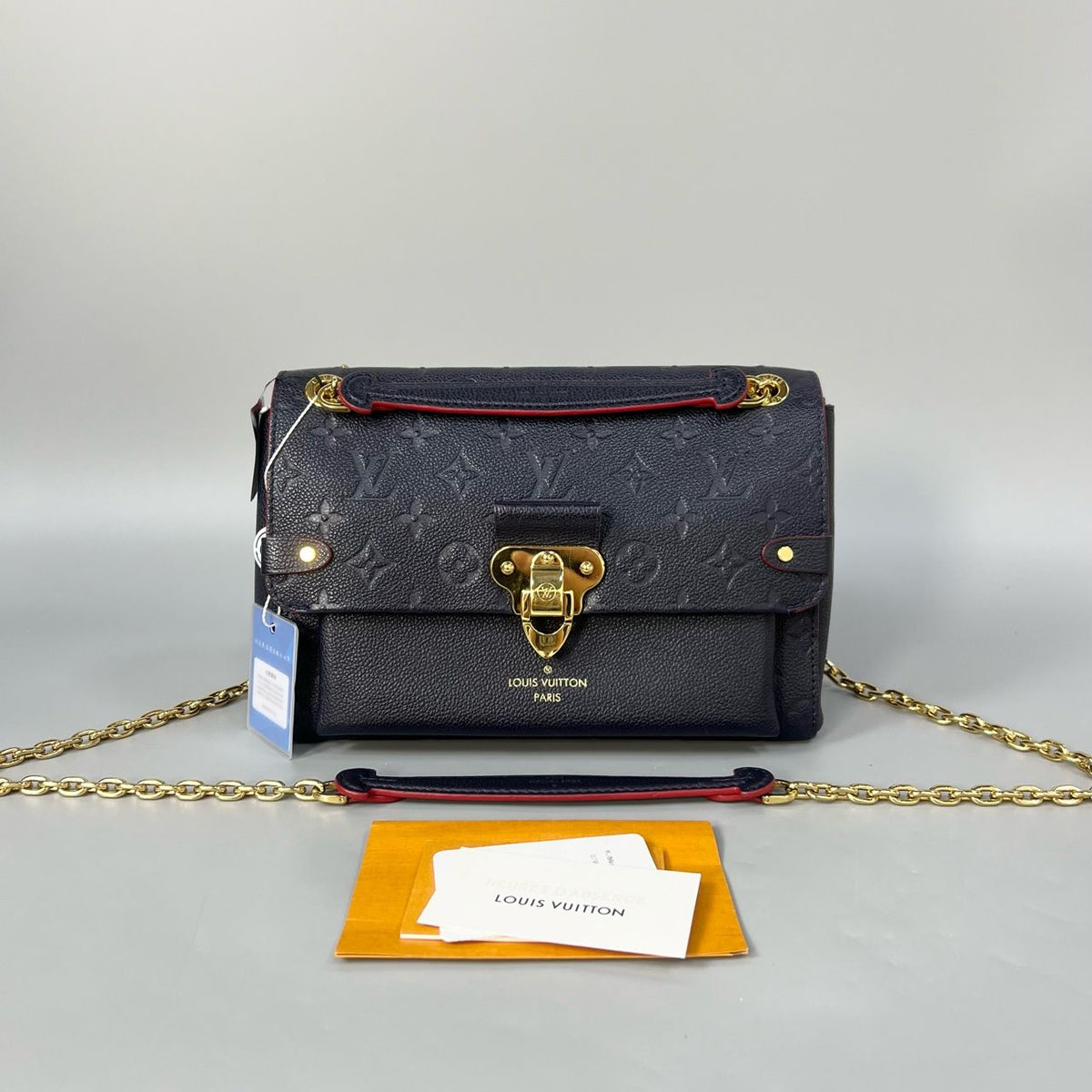 Preloved Louis Vuitton (LV) Vavin bag blue 25cm*18cm XJ11382