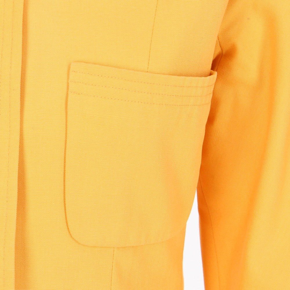 Chanel Orange Cotton Skirt Suit - '90s
