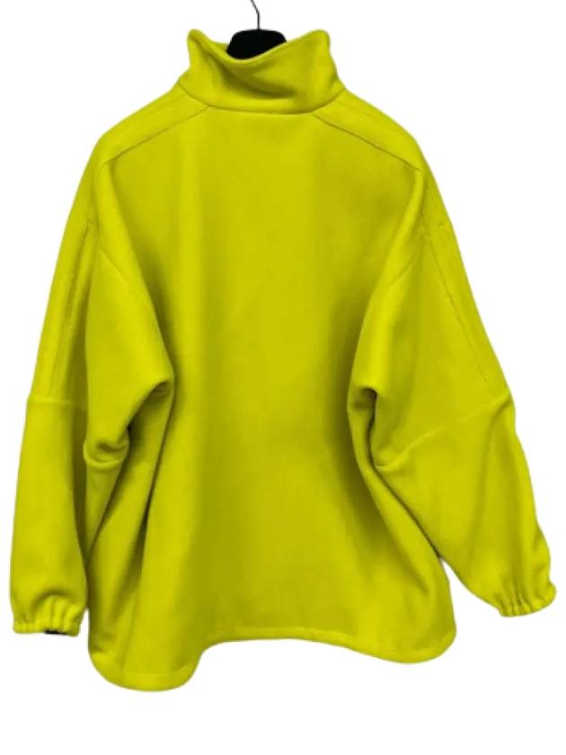 Luxury Balenciaga  Logo Stripe Zip-Up Jacket Yellow