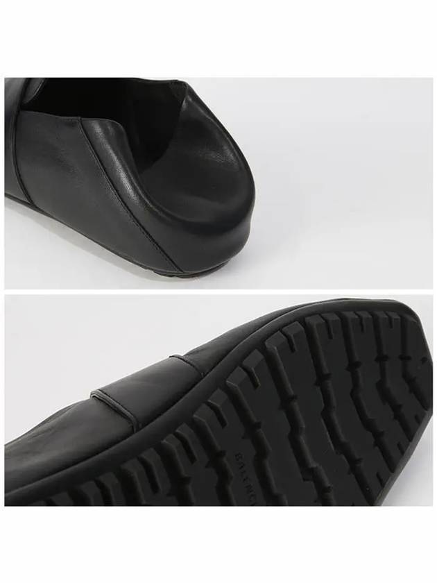 Luxury Balenciaga  City Square Toe Loafers Black