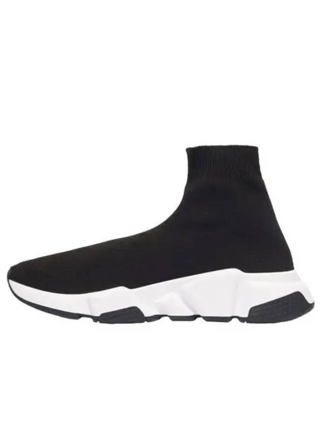 Luxury Balenciaga  Logo Speed High Top Sneakers Black