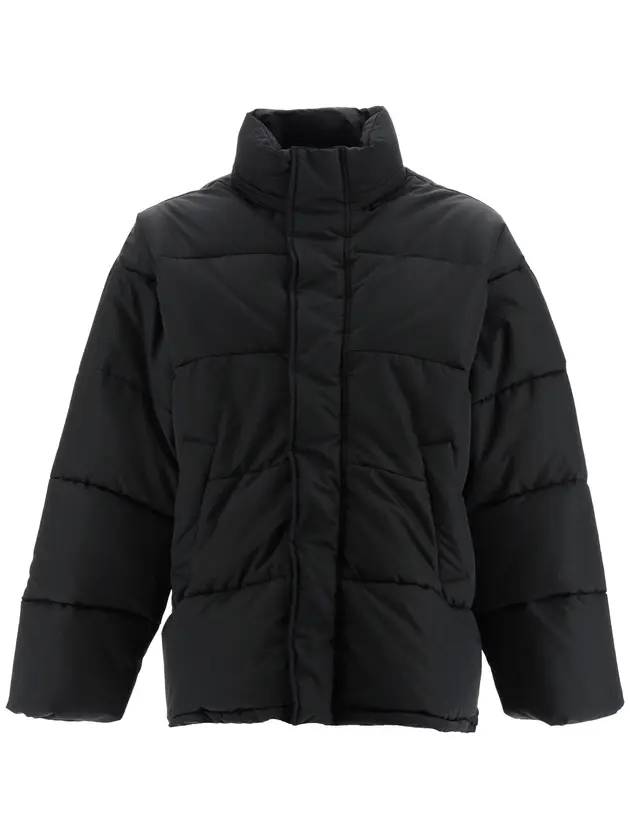 Luxury Balenciaga  Logo Puffer Padding Black