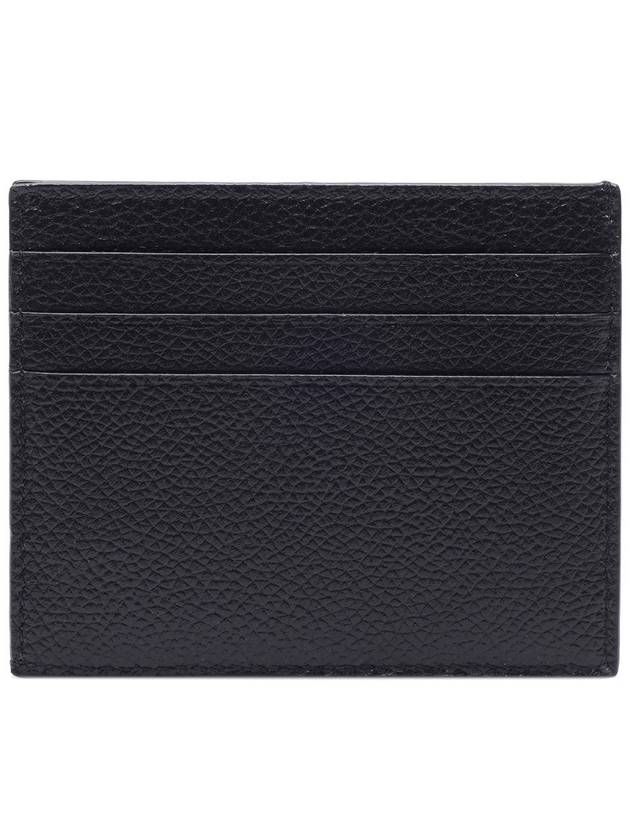 Luxury Balenciaga  Logo Print Leather Card Wallet