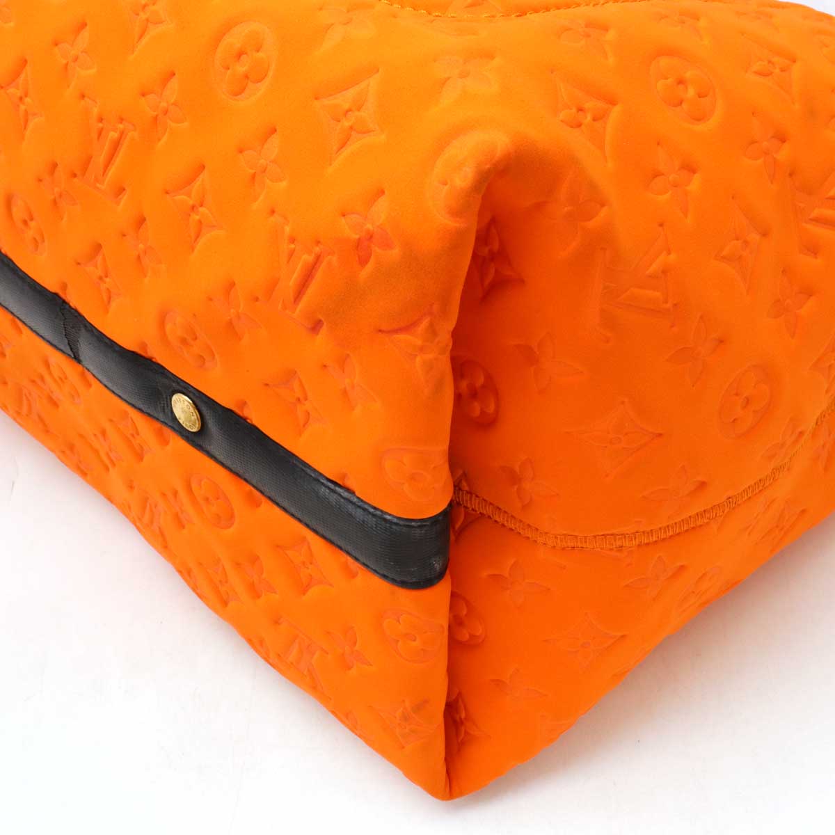 LOUIS VUITTON Louis Vuitton Monogram Cruise Line Scooter MM Tortoise Bag Micro Fiber Orange M92803