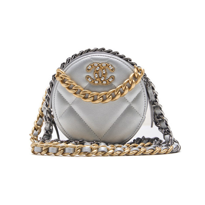 CHANEL 【CHANEL】 CHANEL 19 Matrasse Chain Shoulder  Silver (g  silver gold) Tote Bag  Stunt Bag  Hybrid 【 Ship】  Online