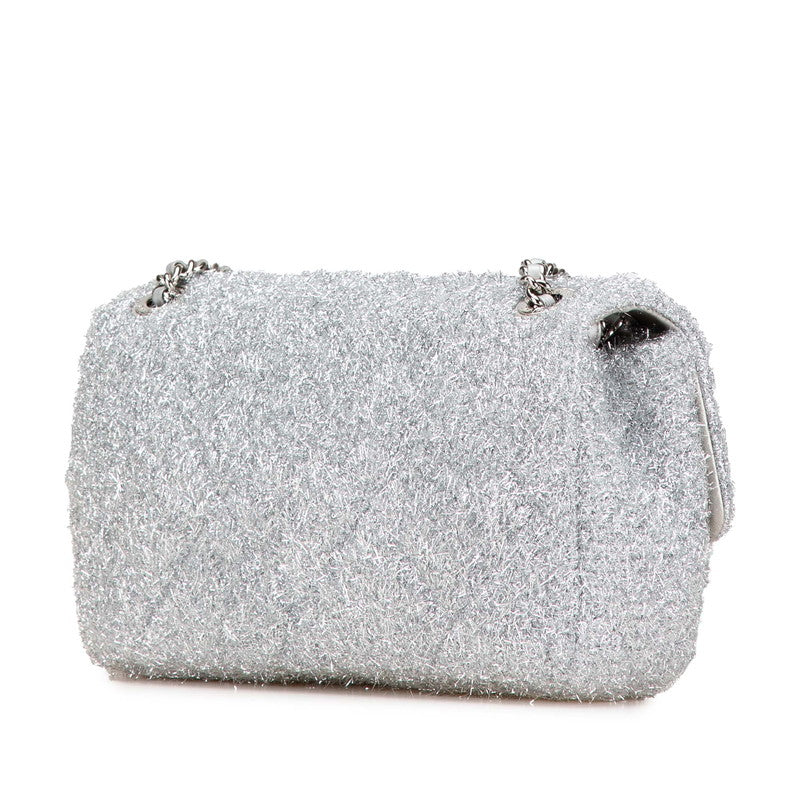 Chanel Poolto Glitter Microfiber Lambskin Shoulder Bag