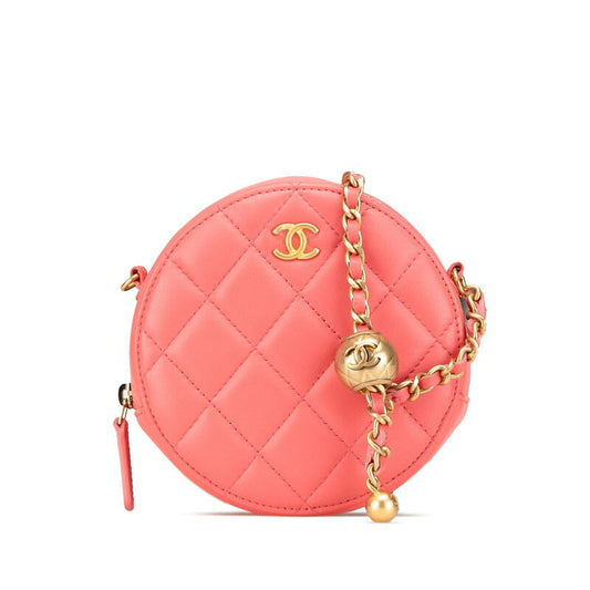 Chanel Coco Mark Matelasse Lambskin Shoulder Bag