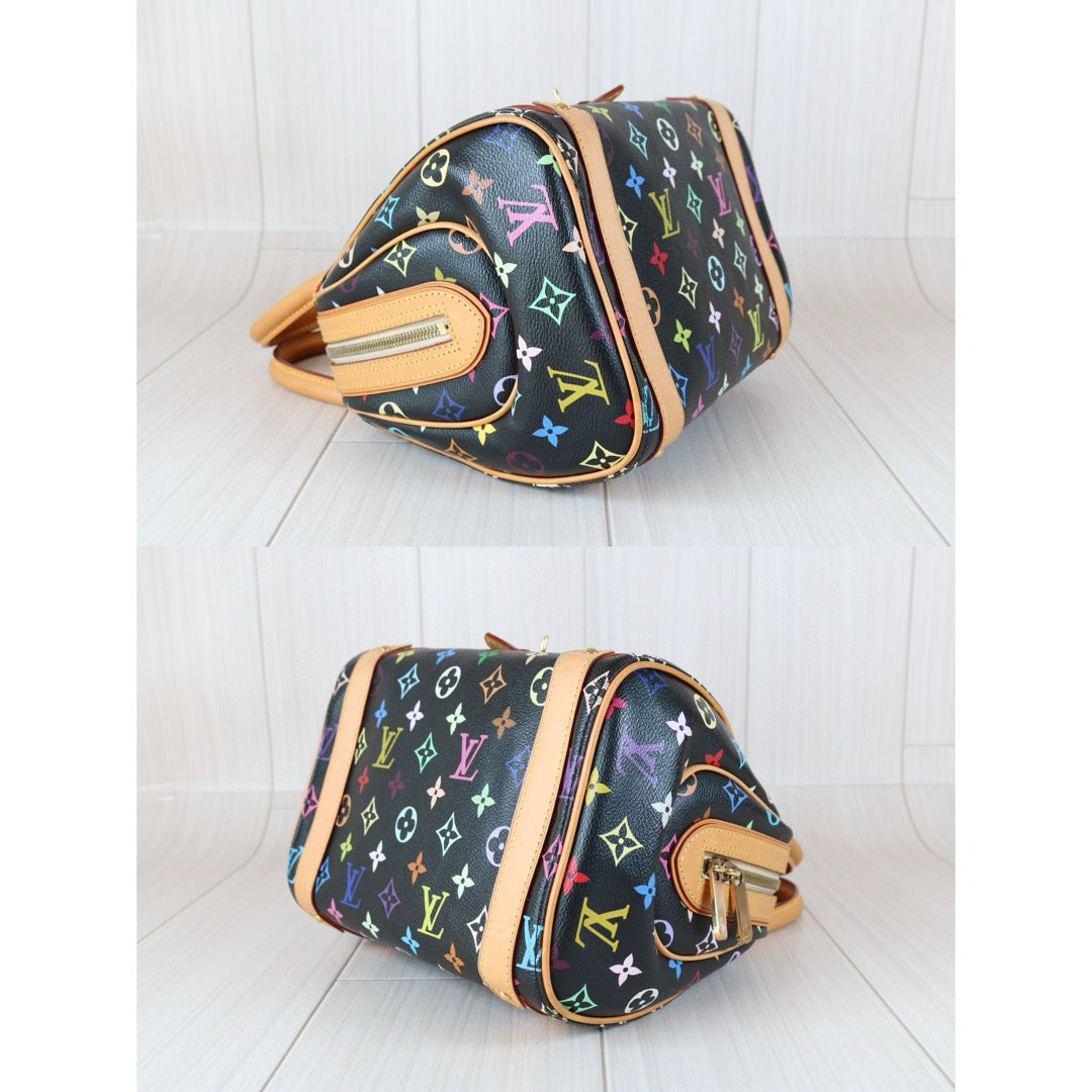 Rank AB｜  LV Monogram  Multicolor Bowling Bag Hand Bag ｜S24082201